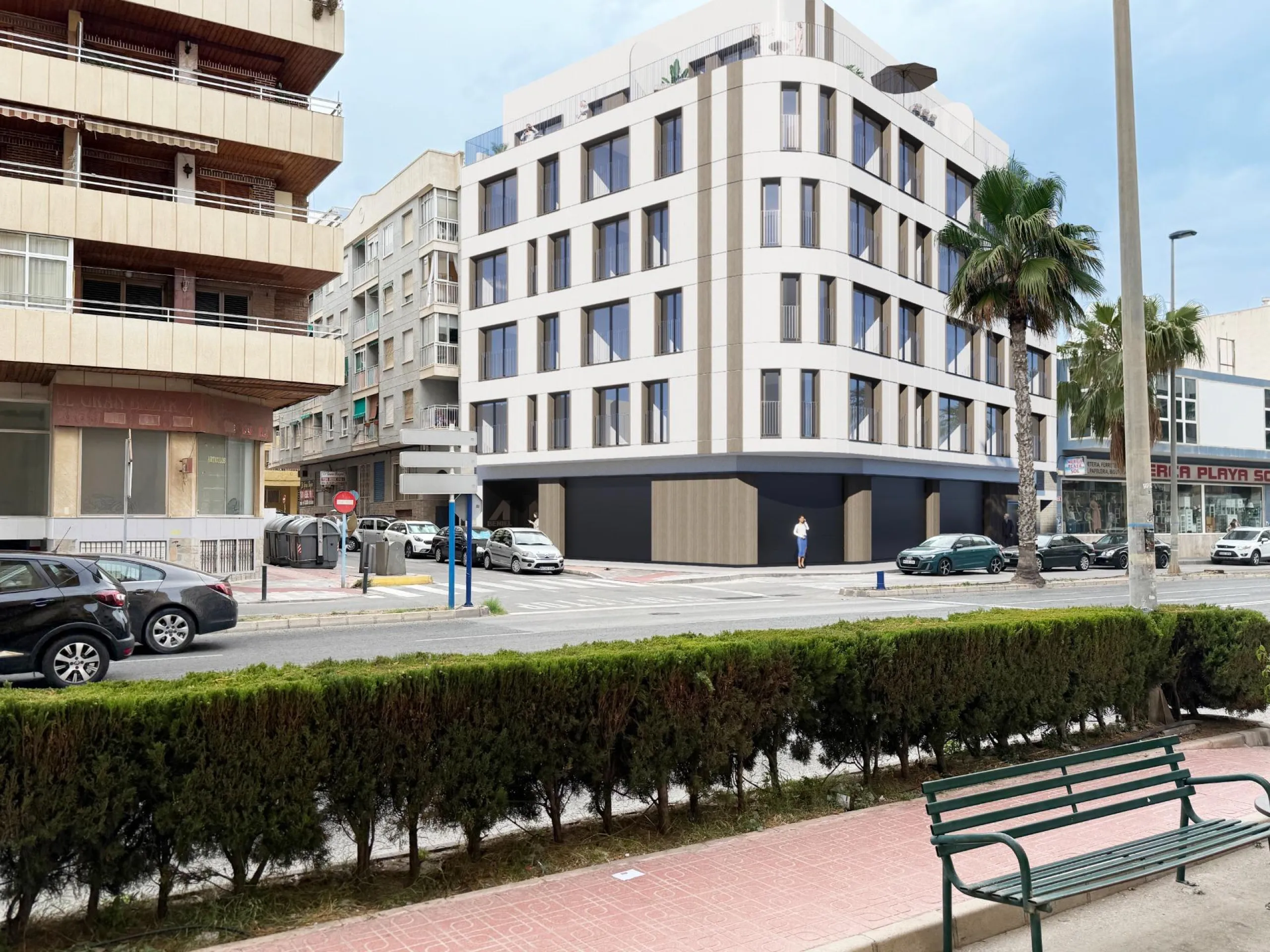APARTAMENTOS DE OBRA NUEVA A 70 METROS DE PLAYA. 1 DORM. 1 BAÑO. CON SUPERFICIE DE 40 M2. CON PICSINA COMUNITARIA.