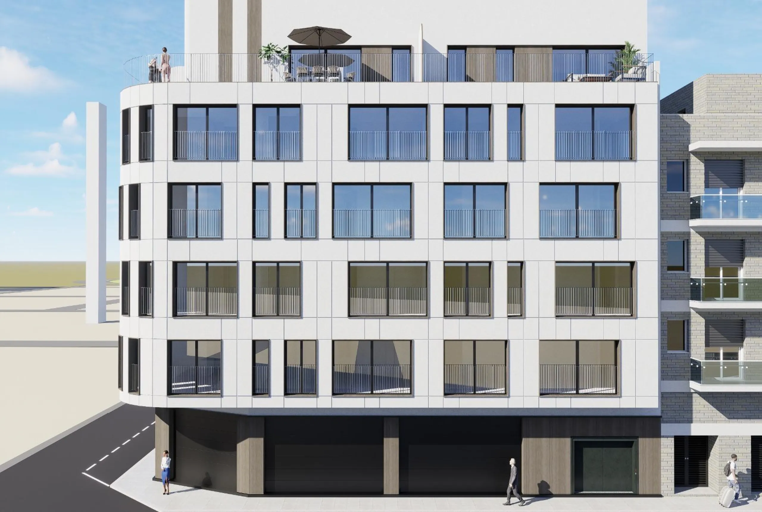 APARTAMENTOS DE OBRA NUEVA A 70 METROS DE PLAYA. 1 DORM. 1 BAÑO. CON SUPERFICIE DE 40 M2. CON PICSINA COMUNITARIA.