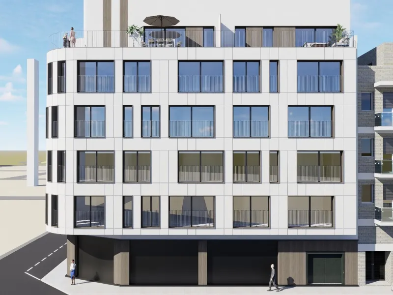 APARTAMENTOS DE OBRA NUEVA A 70 METROS DE PLAYA. 1 DORM. 1 BAÑO. CON SUPERFICIE DE 40 M2. CON PICSINA COMUNITARIA.