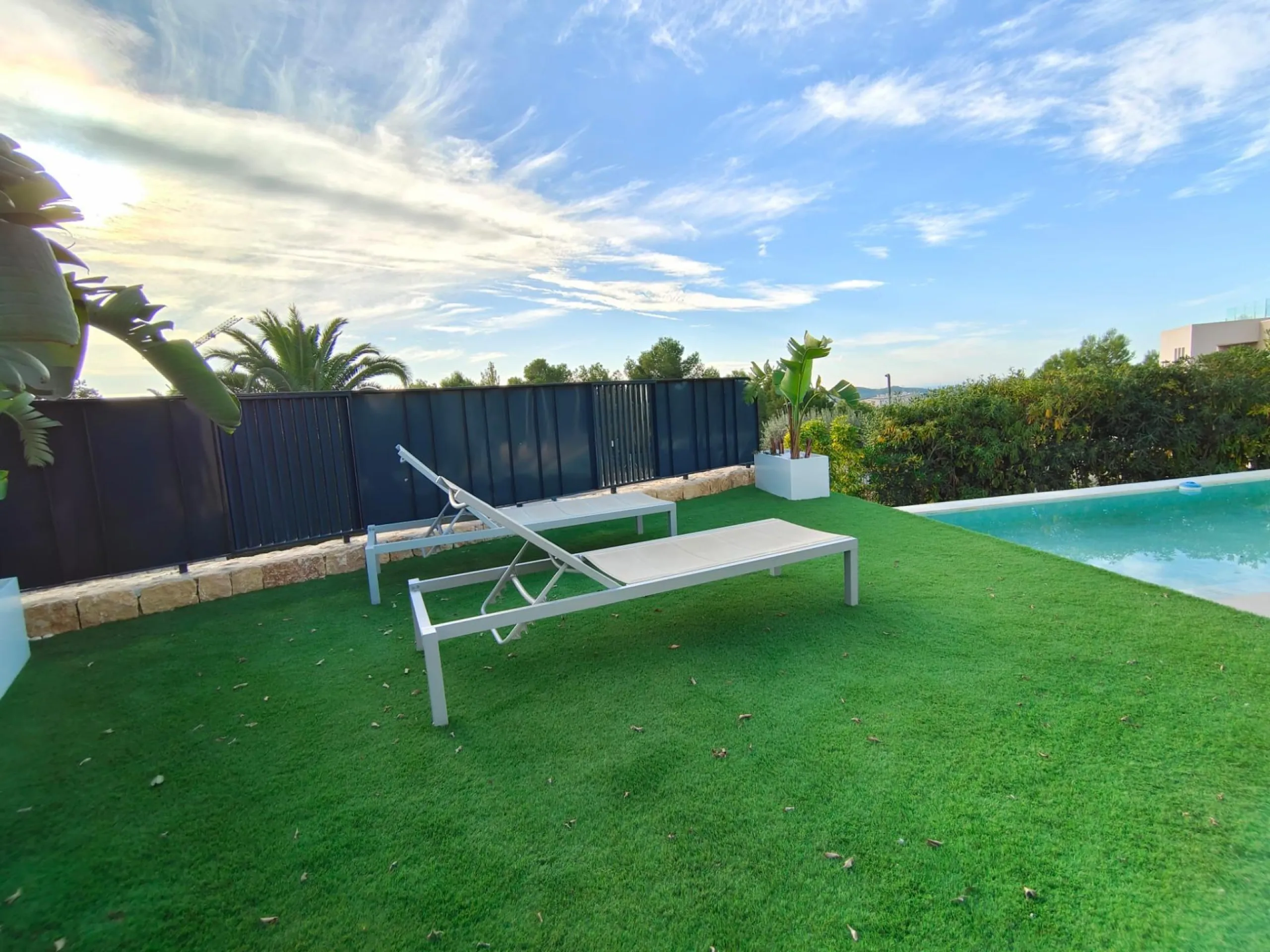 Designer villa with sea views