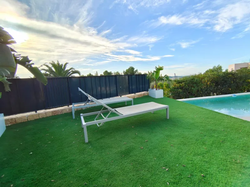Designer villa with sea views