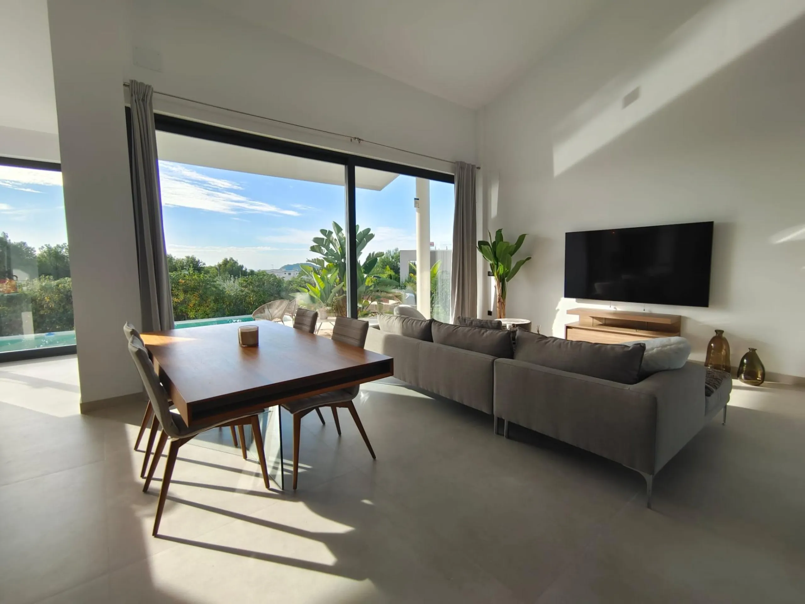 Designer villa with sea views