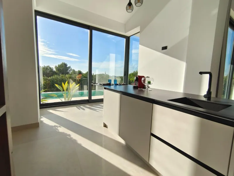 Designer villa with sea views