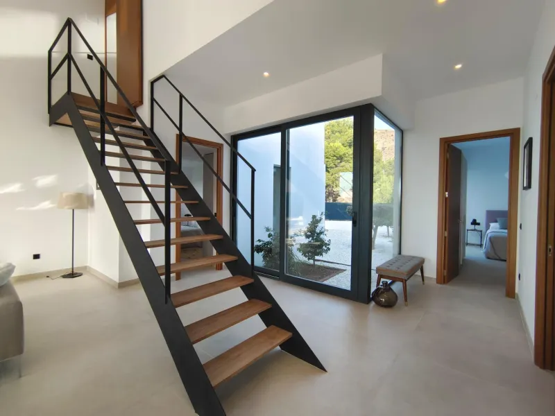 Designer villa with sea views