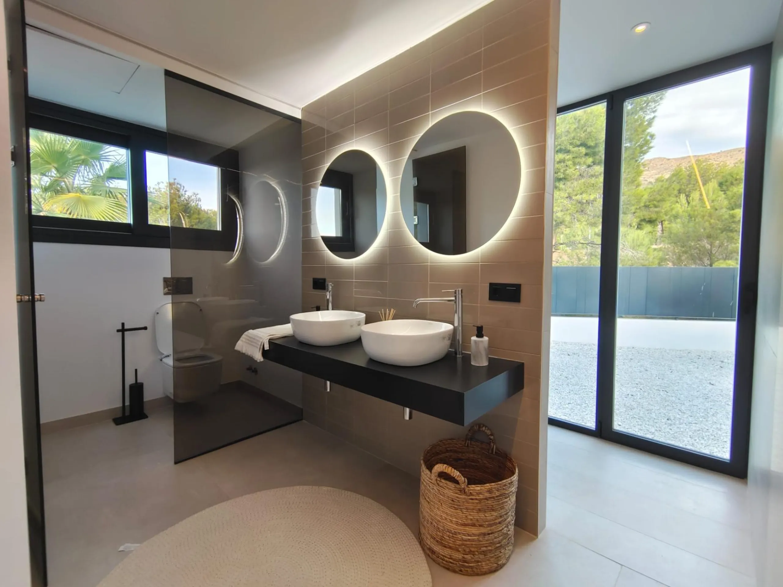 Designer villa with sea views
