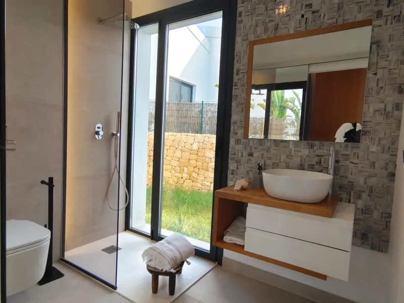 Designer villa with sea views