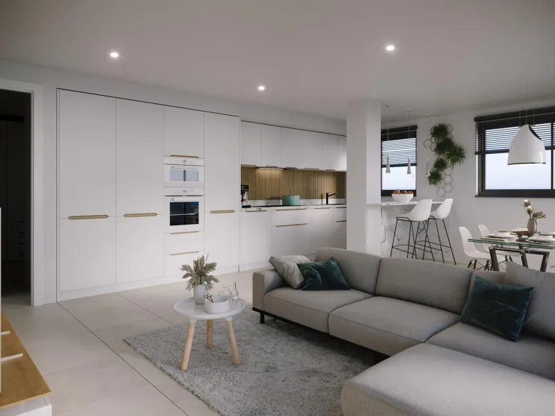 APARTAMENTOS DE OBRA NUEVA EN SANTA POLA CERCA DE PLAYA. 2 DORM. 2 BAÑOS. 76 M2 SUPERFICIE. PISCINA COMUNITARIA.