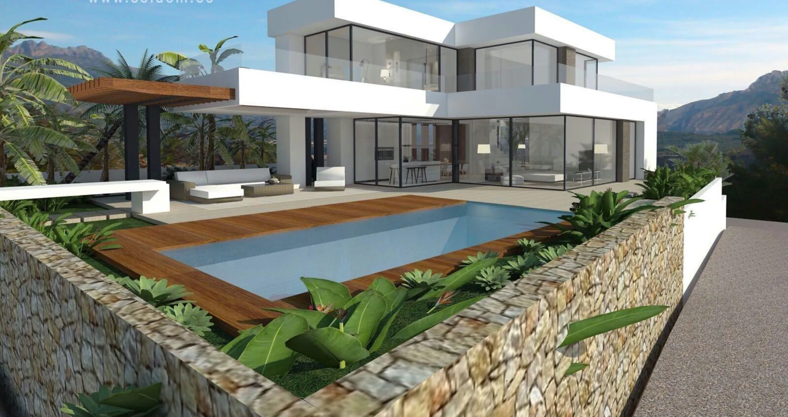 Parcela en venta con vistas al mar en Finestrat – posibilidad de construir una villa de sueños