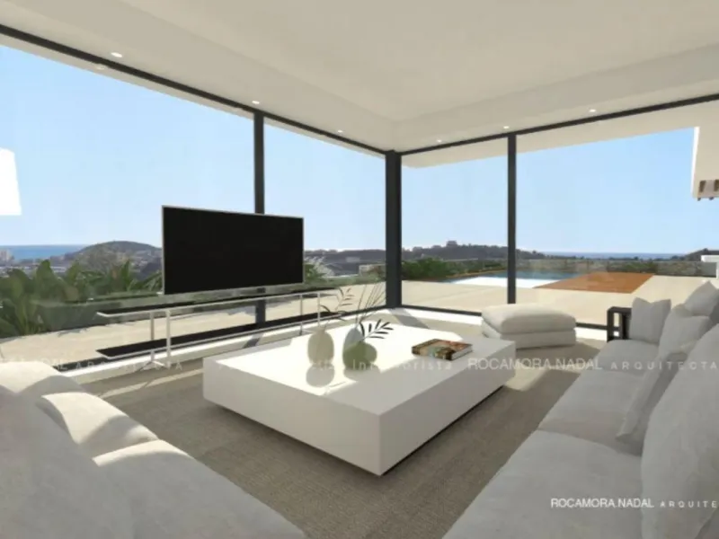 Parcela en venta con vistas al mar en Finestrat – posibilidad de construir una villa de sueños