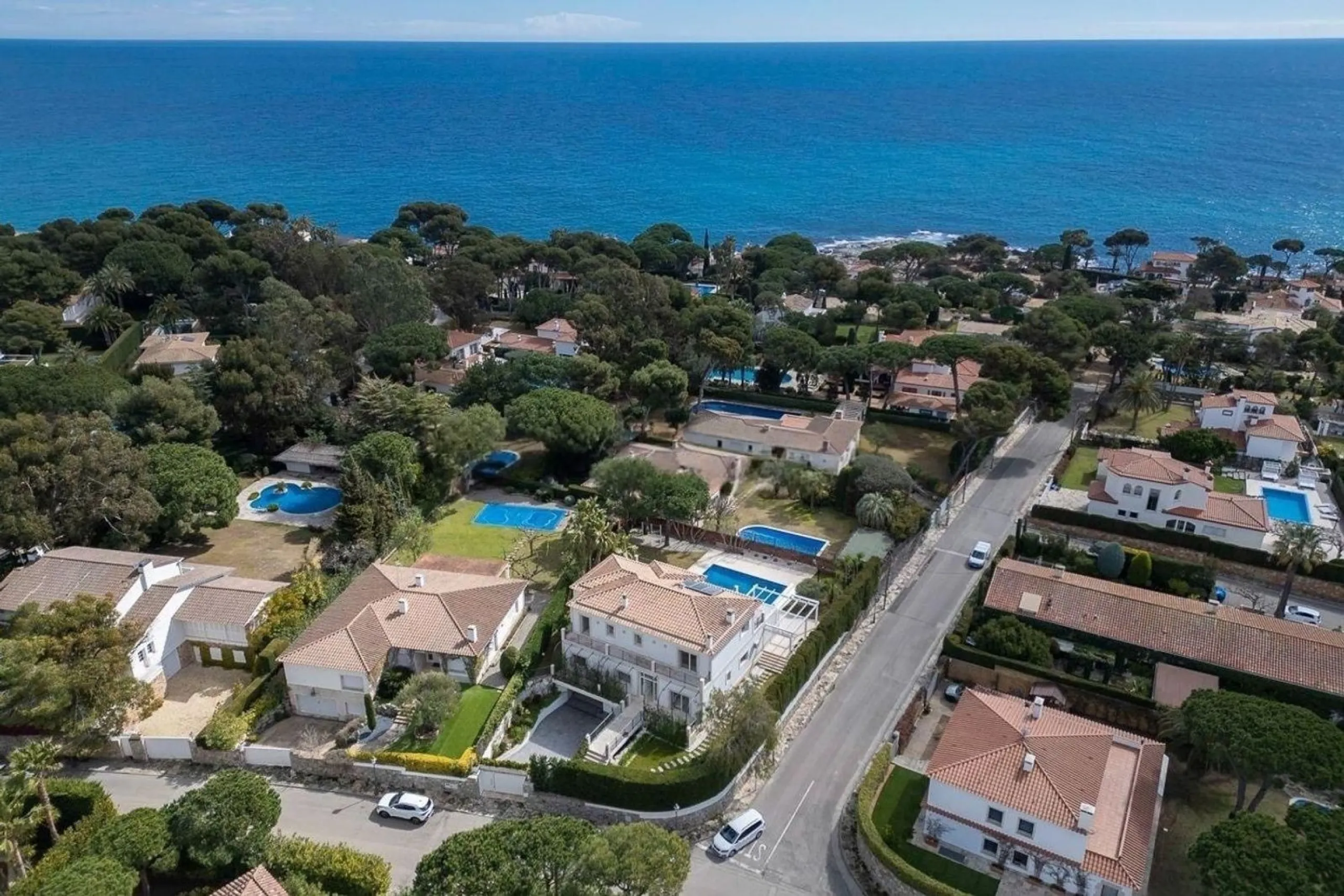 Luxury villa with open sea views in La Gavina, S’Agaró, Costa Brava