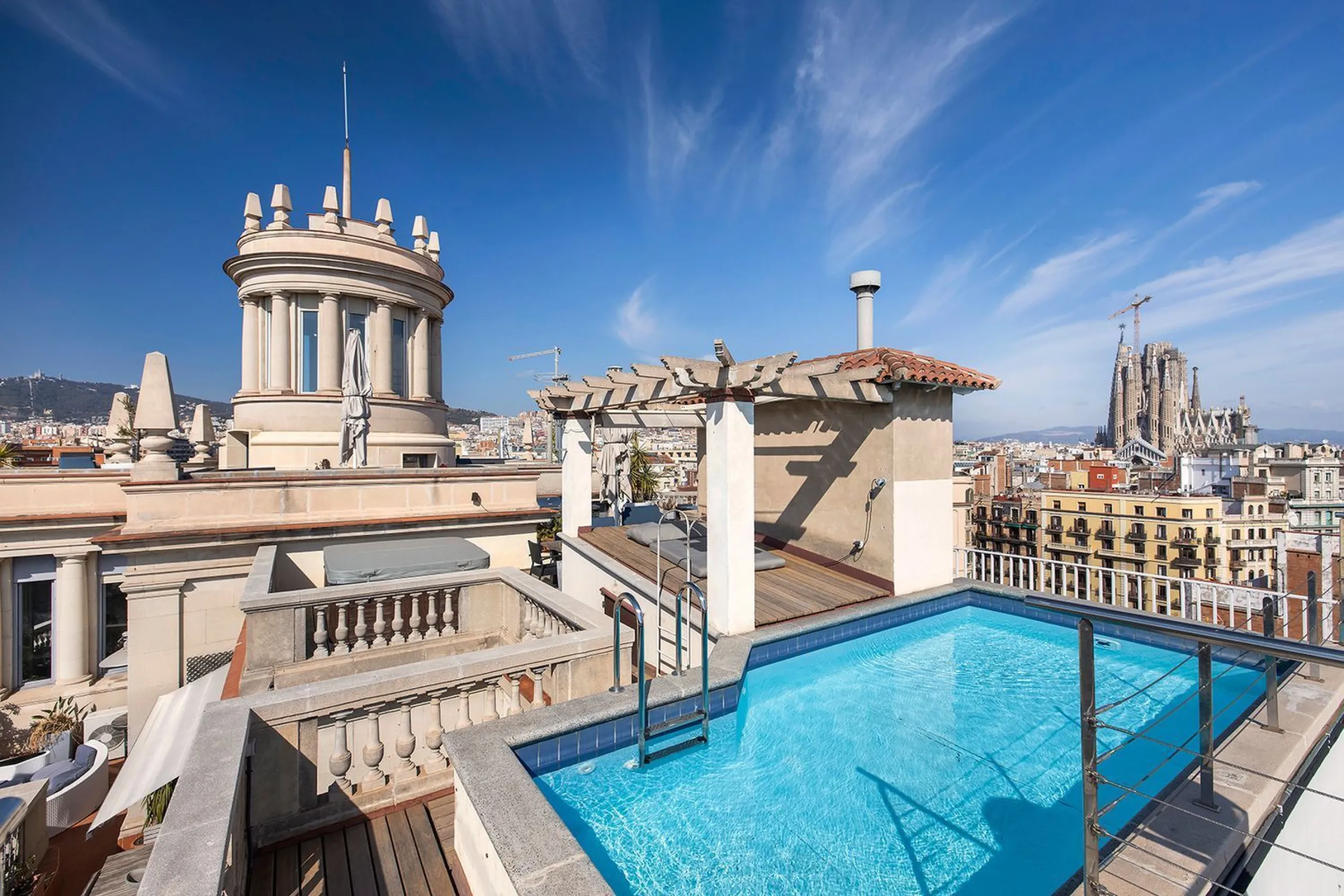 Ático singular con terrazas panorámicas en el Eixample, Barcelona