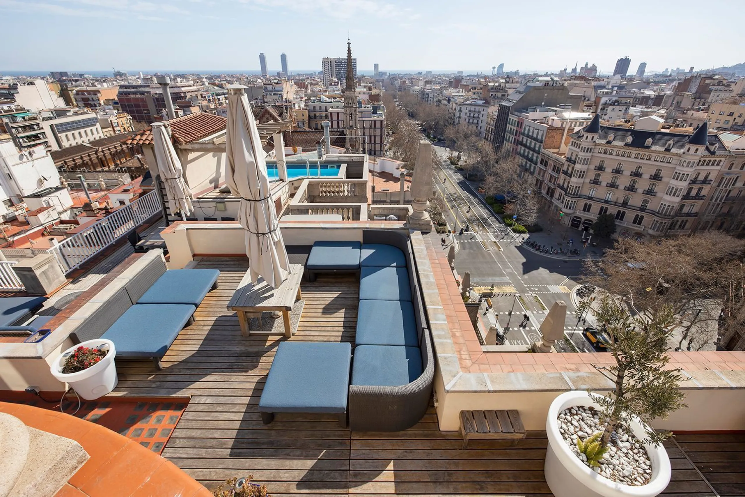 Ático singular con terrazas panorámicas en el Eixample, Barcelona