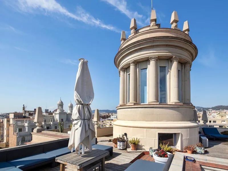 Ático singular con terrazas panorámicas en el Eixample, Barcelona