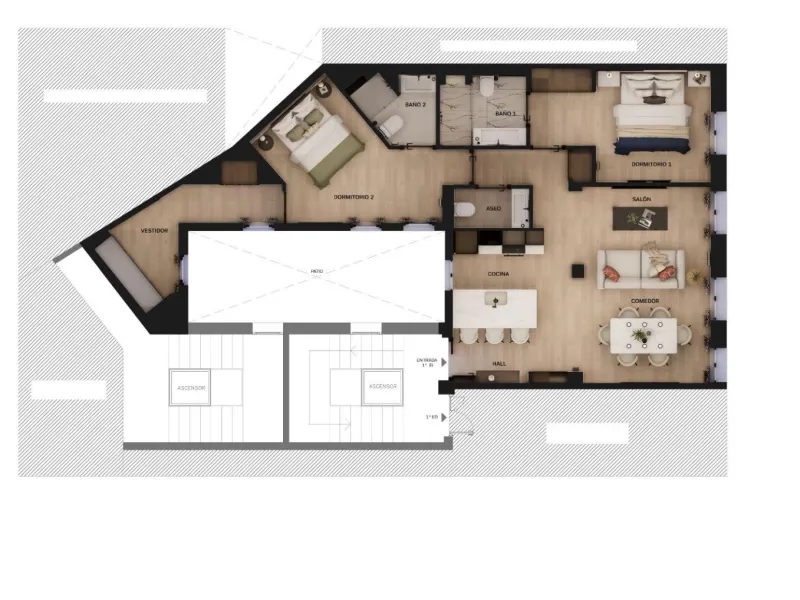 ELEGANT FULLY RENOVATED LUXURY APARTNEMT IN LISTA, MADRID