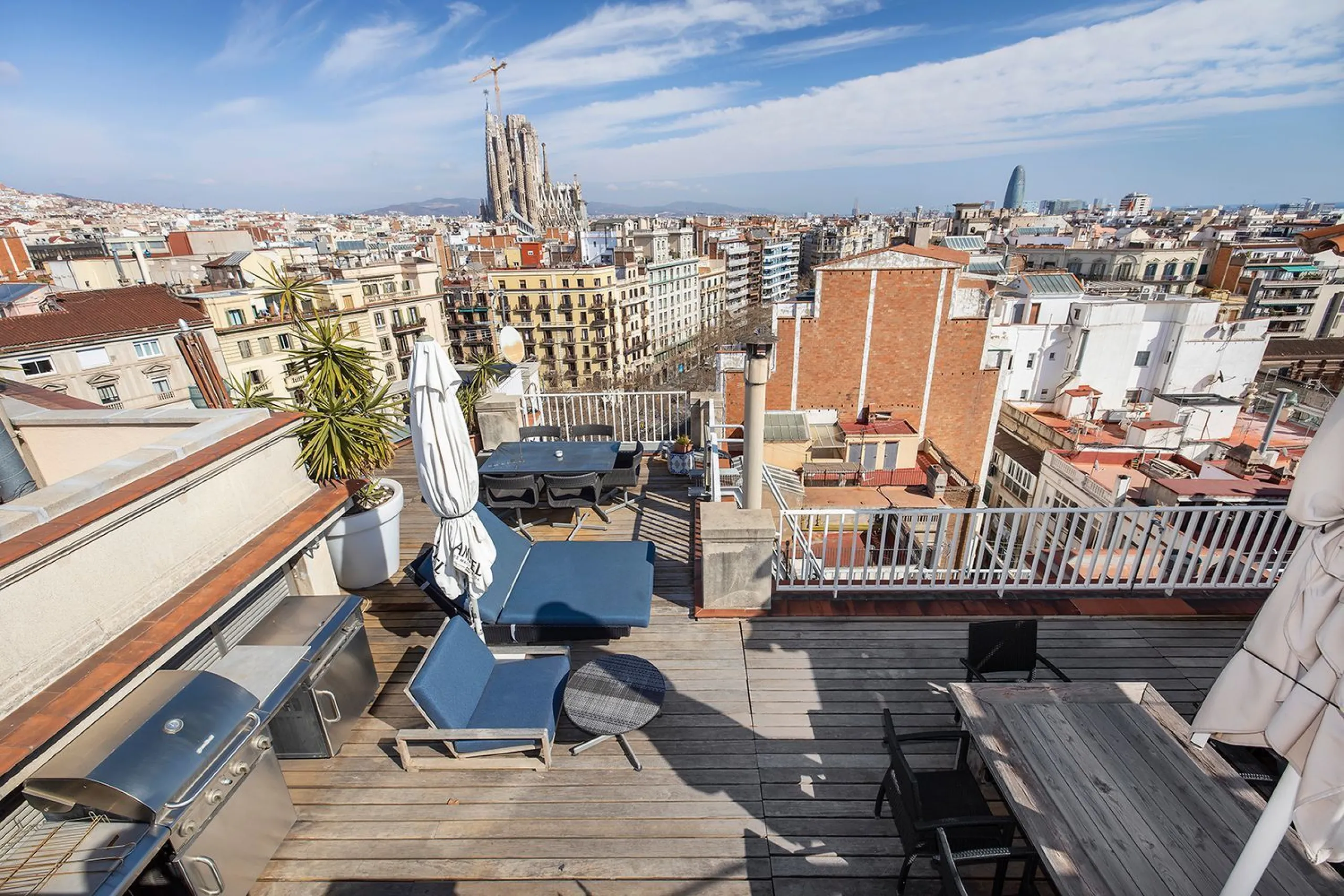 Ático singular con terrazas panorámicas en el Eixample, Barcelona