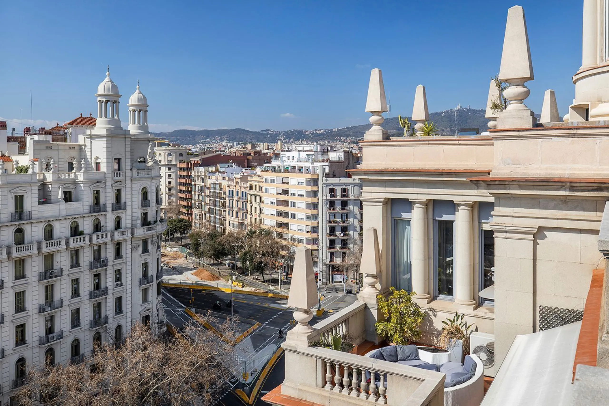 Ático singular con terrazas panorámicas en el Eixample, Barcelona