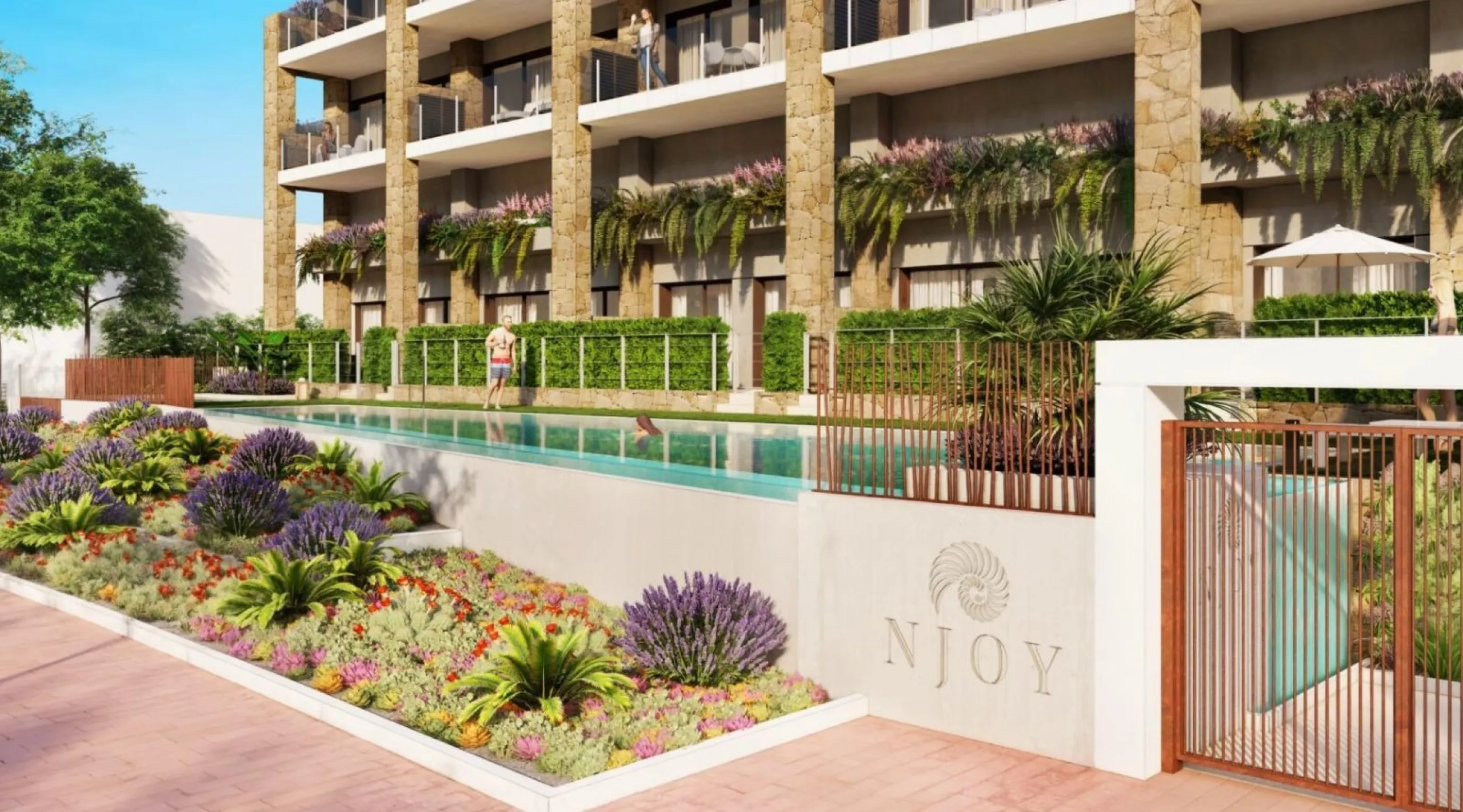 Apartamentos frente al mar, a tan solo 400m de la playa 🏝️