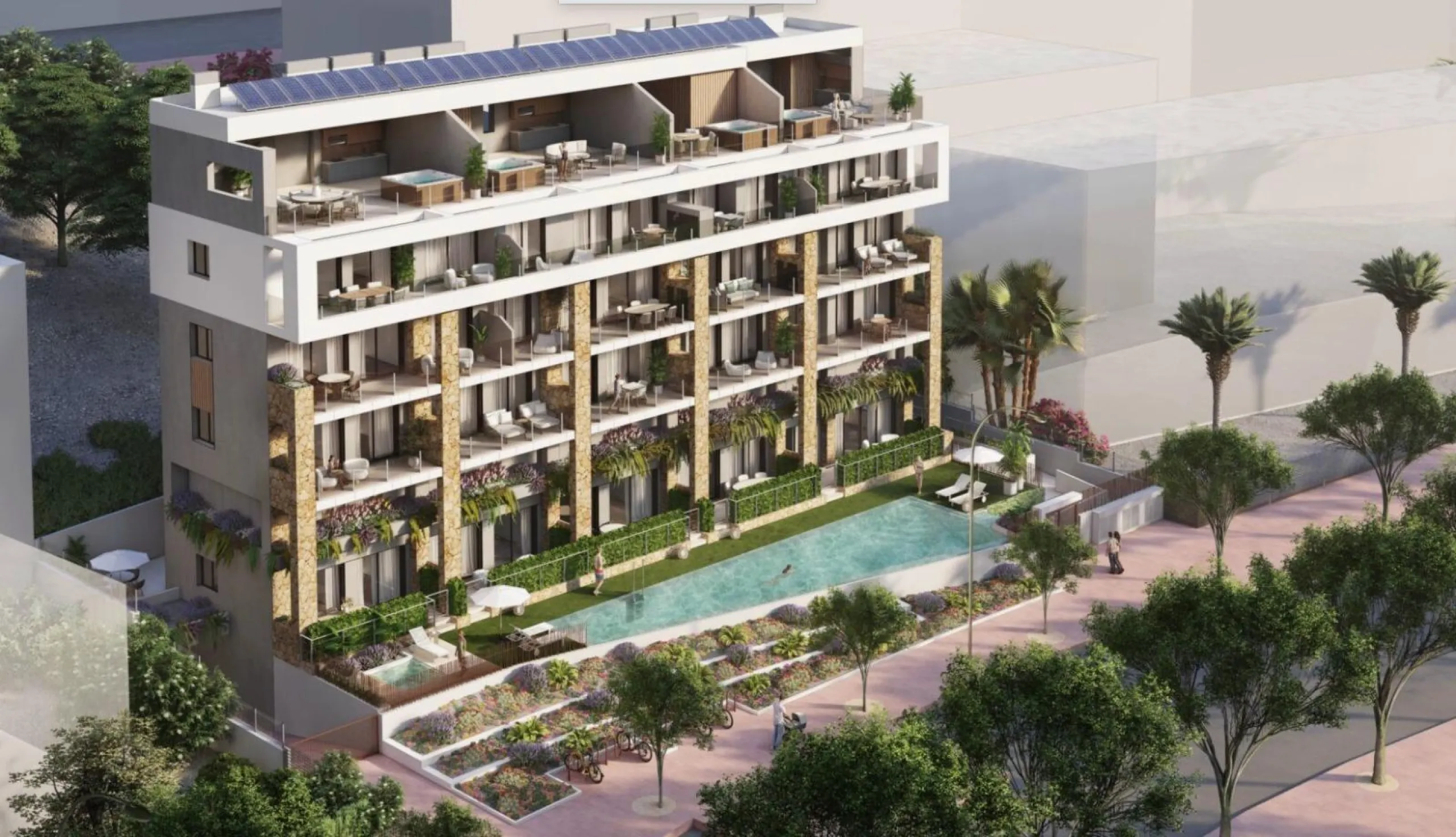 Apartamentos frente al mar, a tan solo 400m de la playa 🏝️