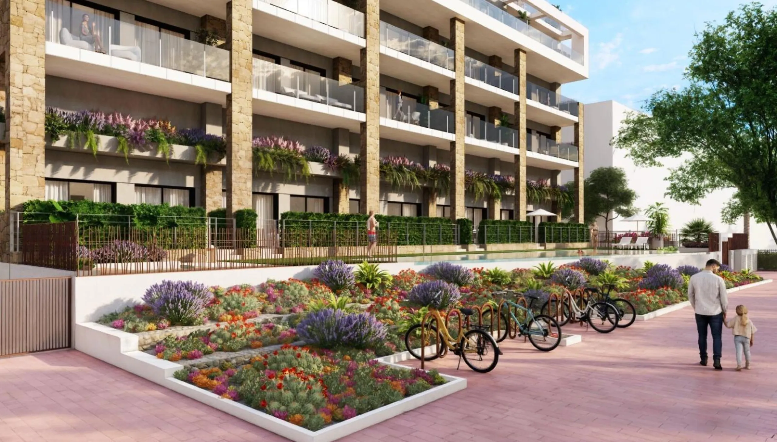 Apartamentos frente al mar, a tan solo 400m de la playa 🏝️