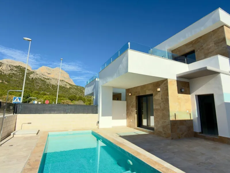 Exclusiva villa en Polop con vistas a las montañas