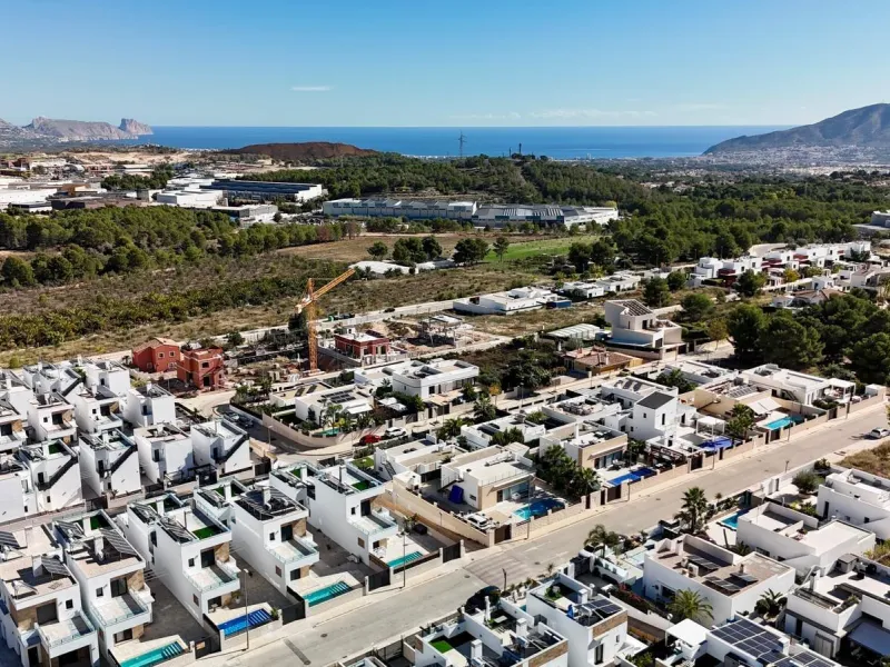 Exclusiva villa en Polop con vistas a las montañas