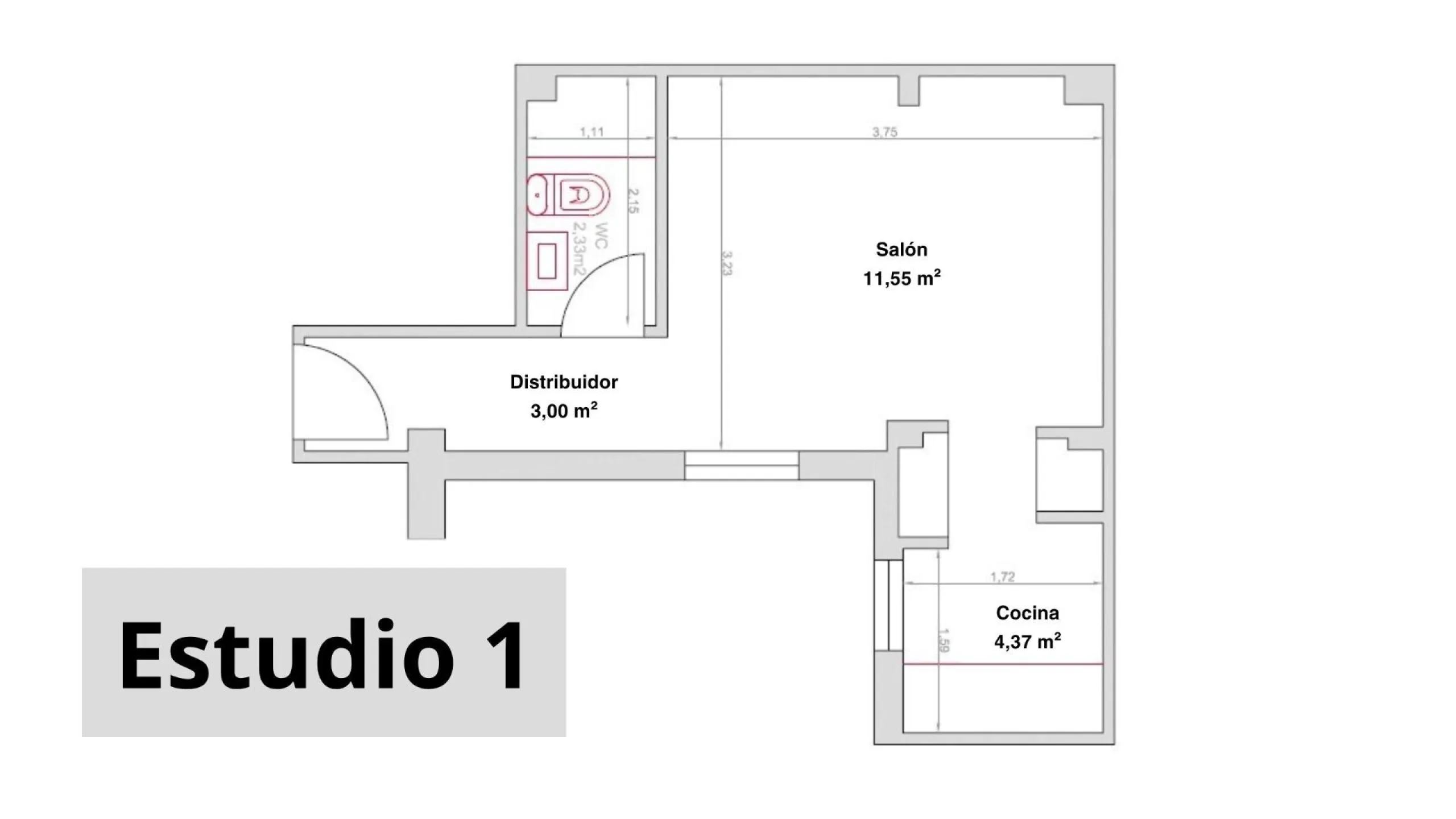 ESTUDIO REFORMADO Y AMUEBLADO EN LAVAPIÉS | MADRID CENTRO