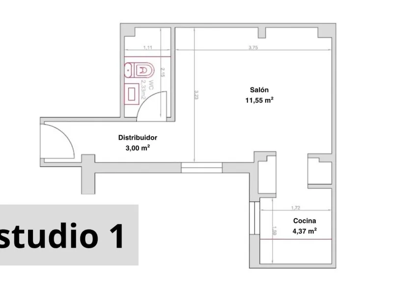 ESTUDIO REFORMADO Y AMUEBLADO EN LAVAPIÉS | MADRID CENTRO