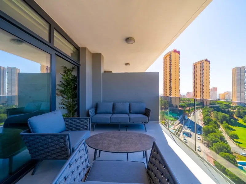 Excelente nuevo apartamento con vistas panorámicas en Benidorm!