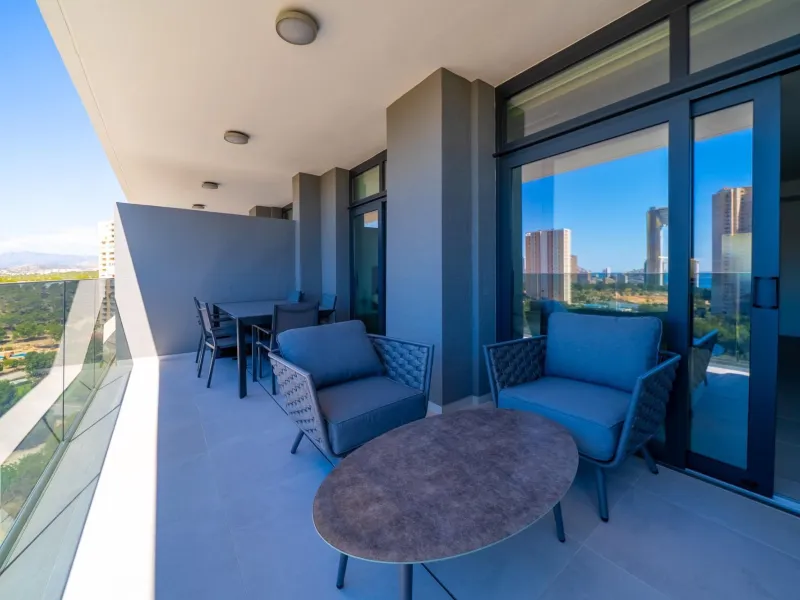 Excelente nuevo apartamento con vistas panorámicas en Benidorm!