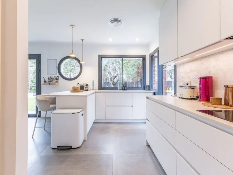 Renovated Semi-Detached Designer Home with Garden and Pool in Gava Mar, Barcelona
