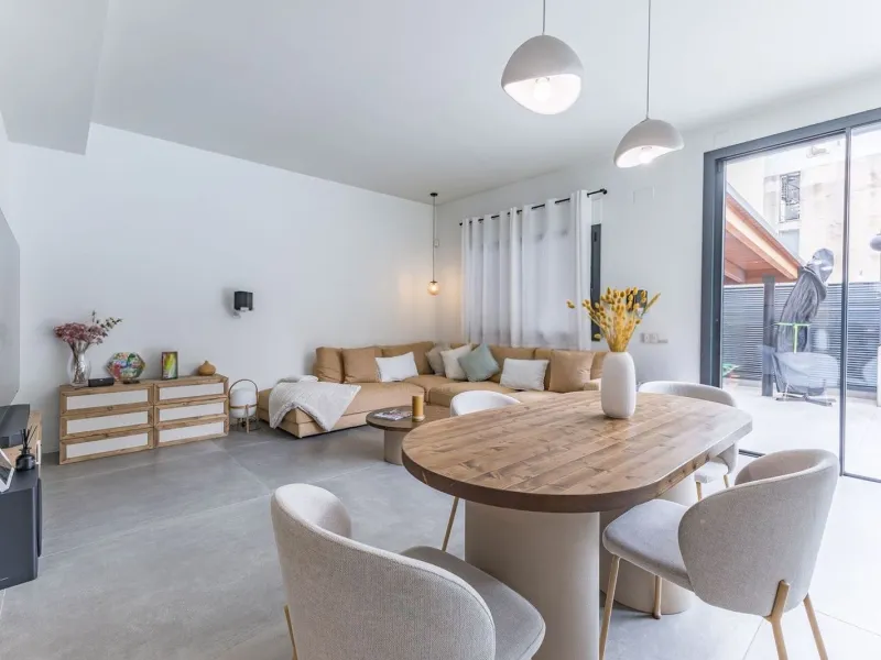 Renovated Semi-Detached Designer Home with Garden and Pool in Gava Mar, Barcelona