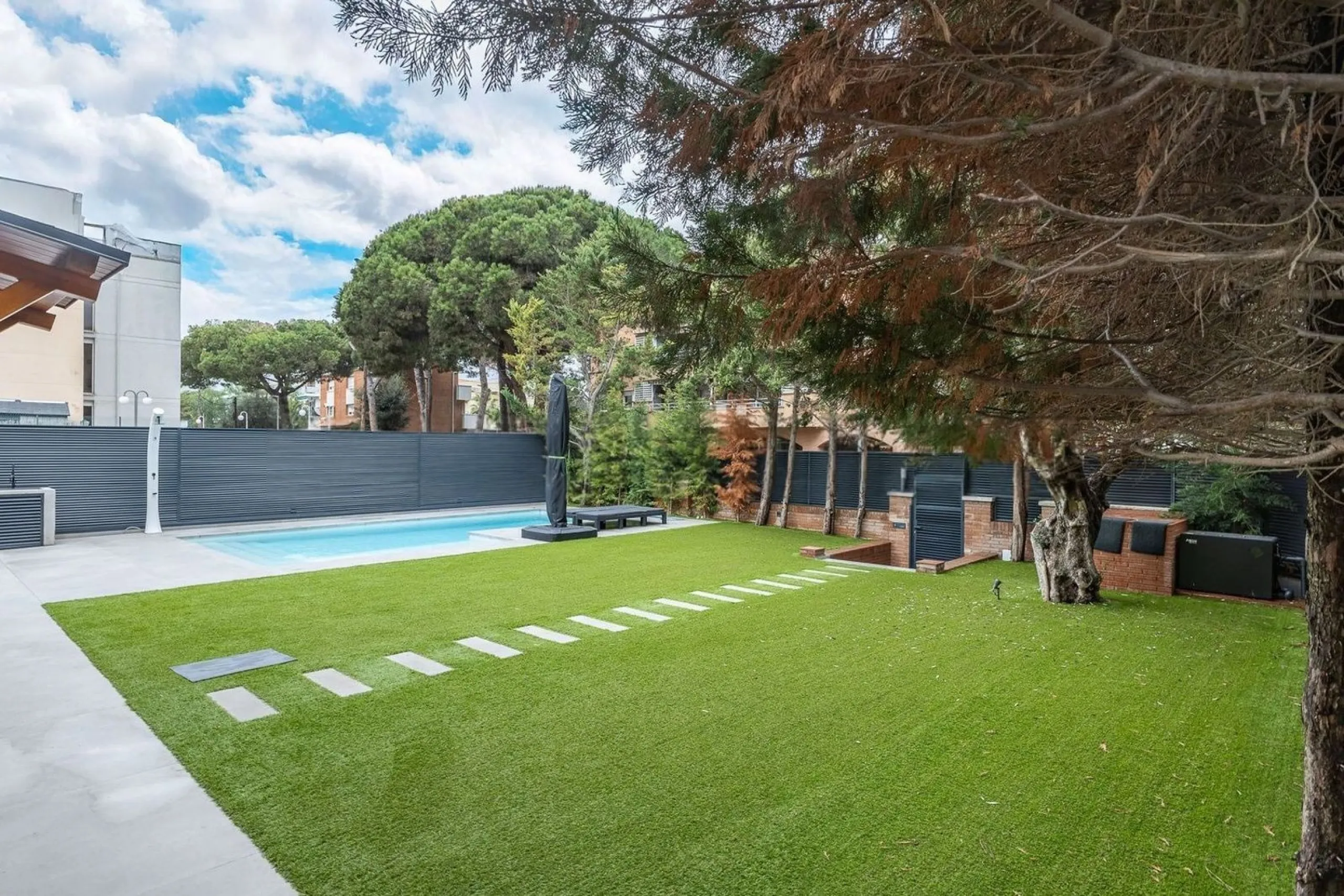 Renovated Semi-Detached Designer Home with Garden and Pool in Gava Mar, Barcelona