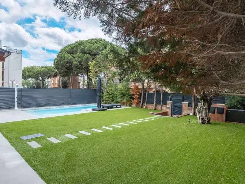 Renovated Semi-Detached Designer Home with Garden and Pool in Gava Mar, Barcelona