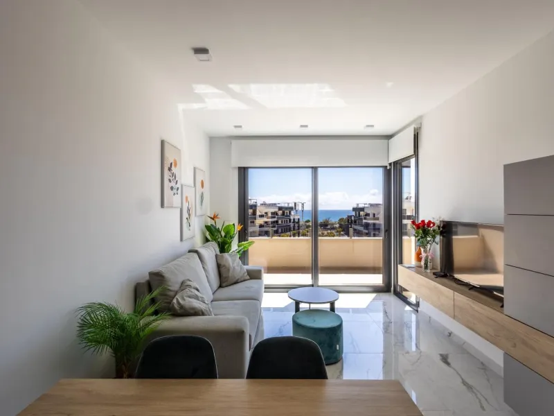 Luxury Penthouse for Sale in Playa Flamenca, Orihuela Costa – Modern Design, Sea Views & Private Solarium