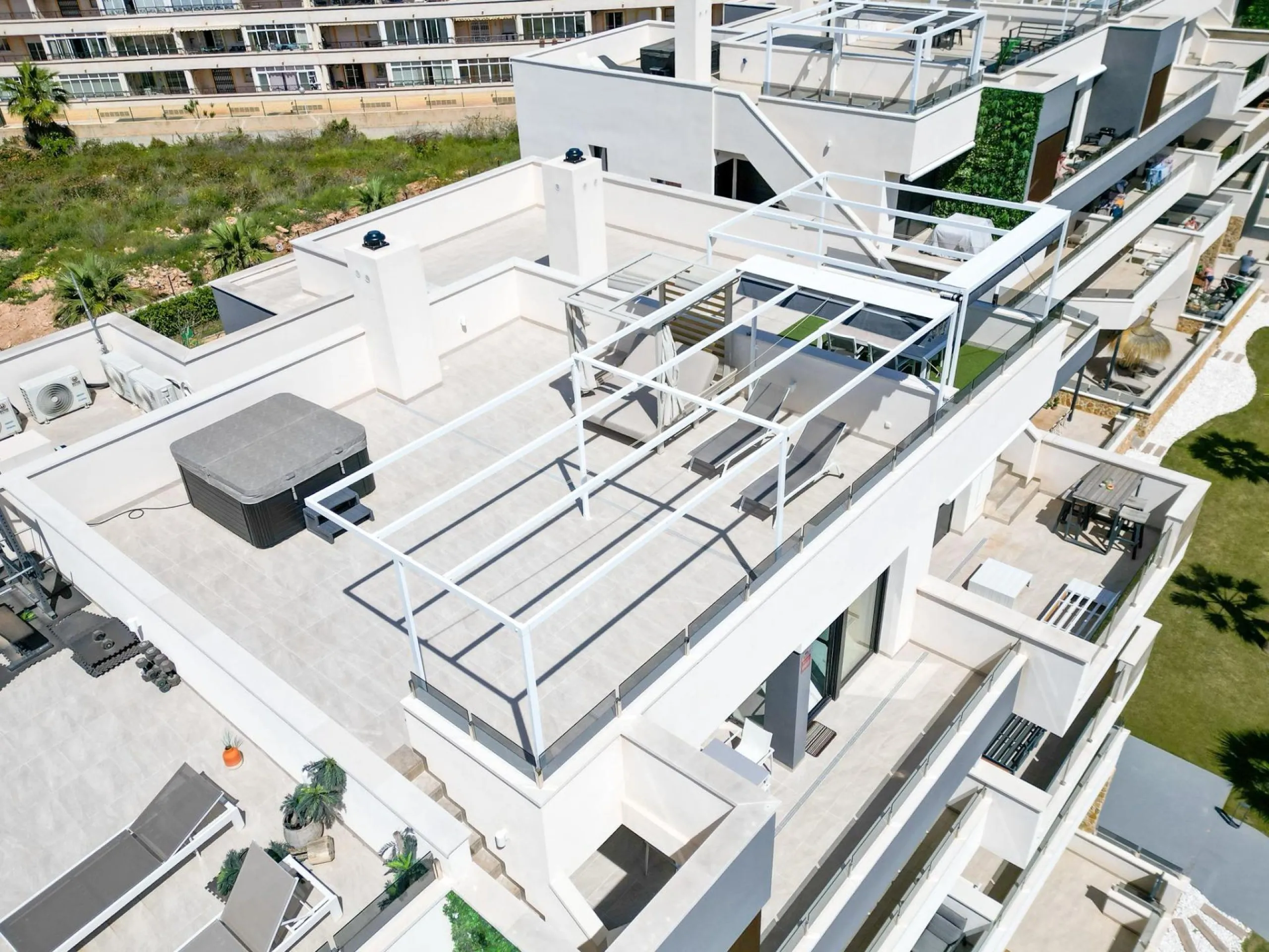 Luxury Penthouse for Sale in Playa Flamenca, Orihuela Costa – Modern Design, Sea Views & Private Solarium