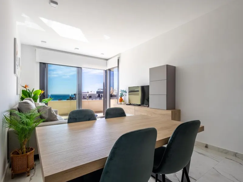 Luxury Penthouse for Sale in Playa Flamenca, Orihuela Costa – Modern Design, Sea Views & Private Solarium