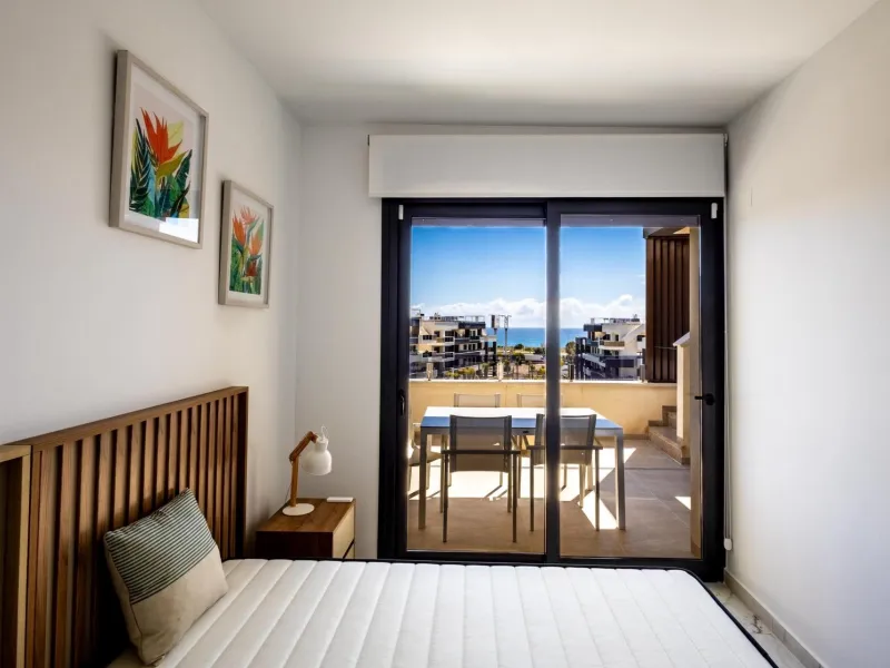 Luxury Penthouse for Sale in Playa Flamenca, Orihuela Costa – Modern Design, Sea Views & Private Solarium