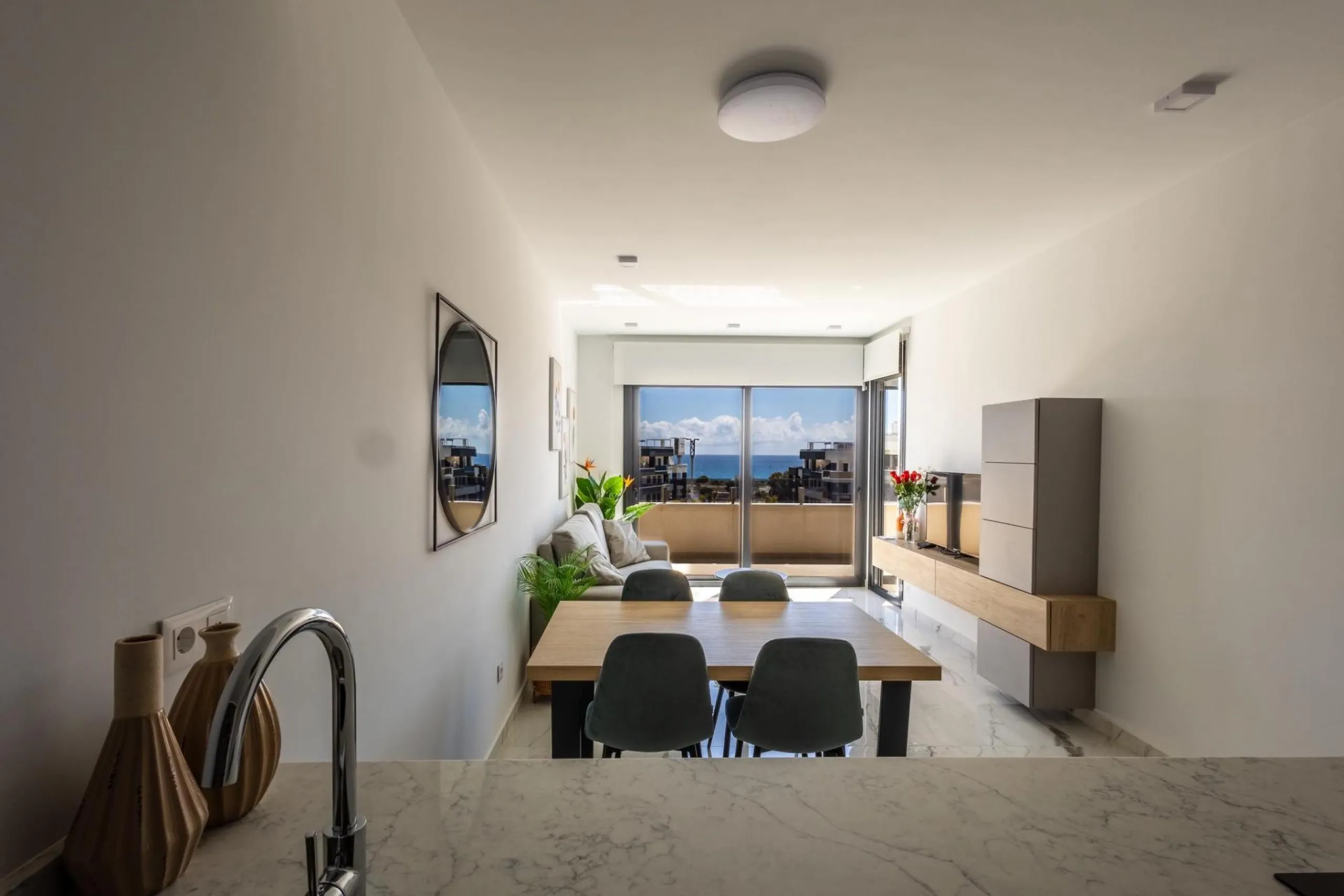 Luxury Penthouse for Sale in Playa Flamenca, Orihuela Costa – Modern Design, Sea Views & Private Solarium