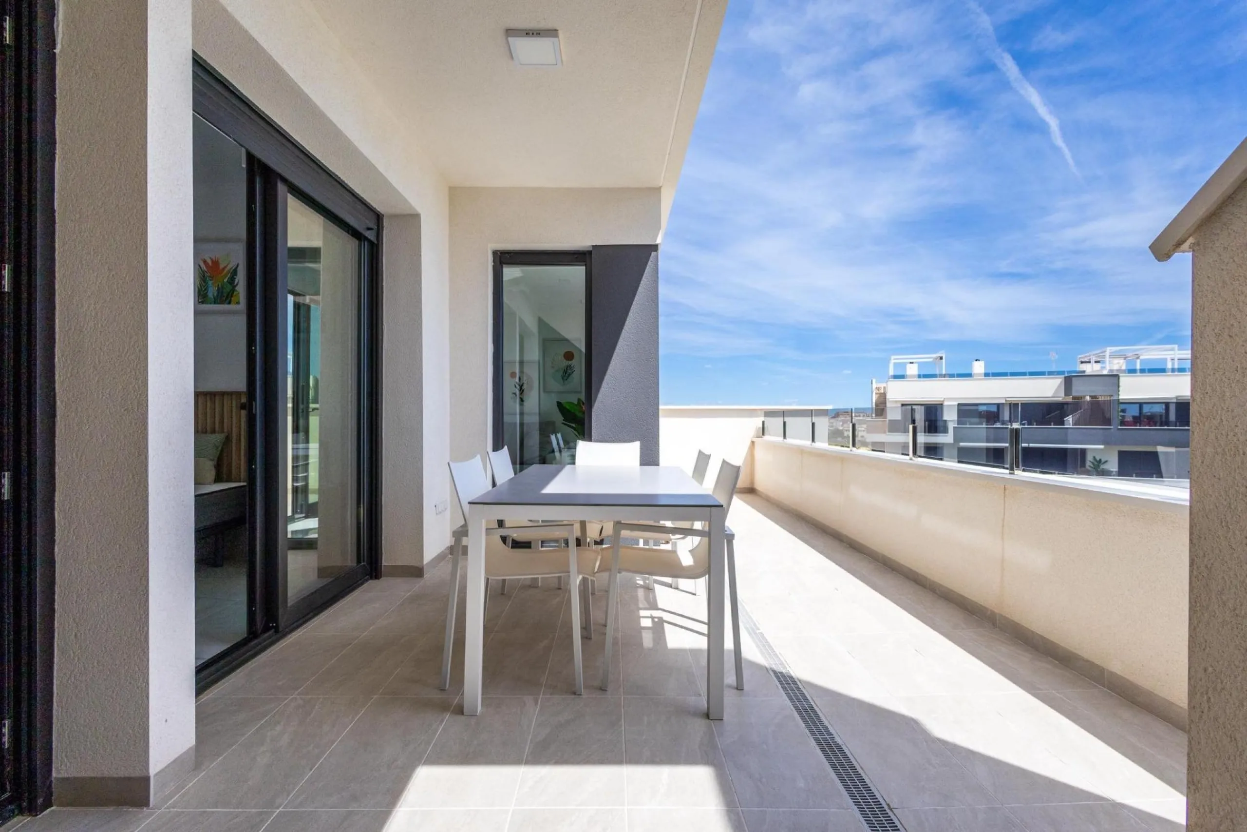 Luxury Penthouse for Sale in Playa Flamenca, Orihuela Costa – Modern Design, Sea Views & Private Solarium