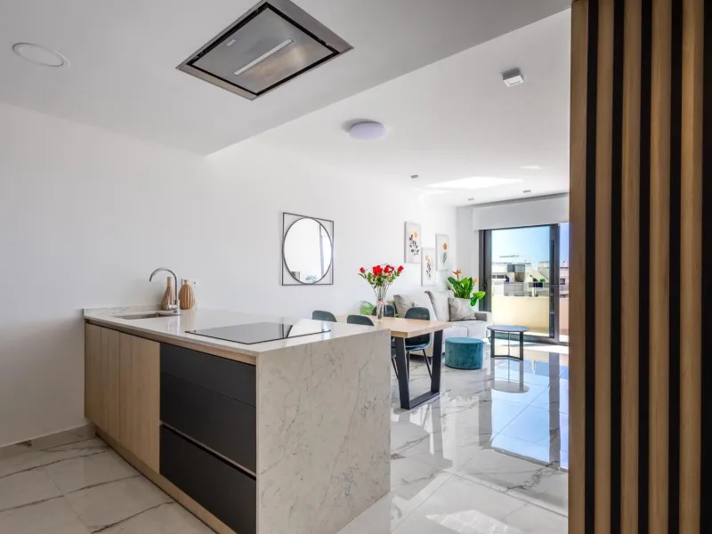 Luxury Penthouse for Sale in Playa Flamenca, Orihuela Costa – Modern Design, Sea Views & Private Solarium
