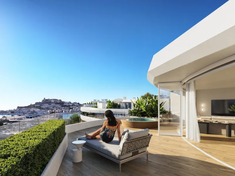 LUXURIOUS AND EXCLUSIVE NEW DEVELOPMENT IN MARINA BOTAFOCH, IBIZA – 1-Bedroom Properties