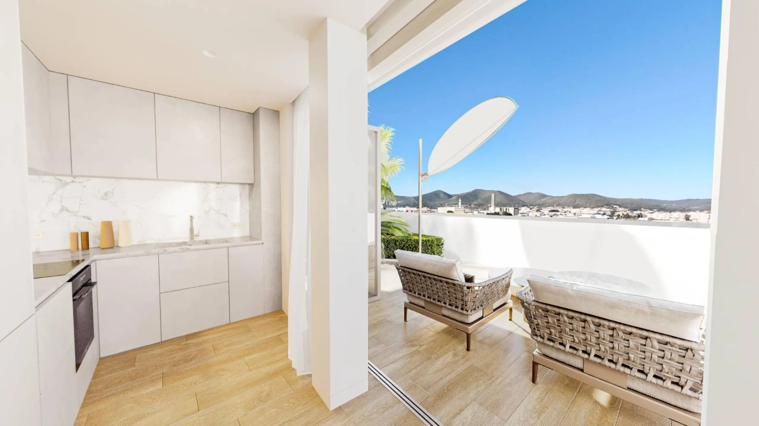 LUXURIOUS AND EXCLUSIVE NEW DEVELOPMENT IN MARINA BOTAFOCH, IBIZA – 1-Bedroom Properties