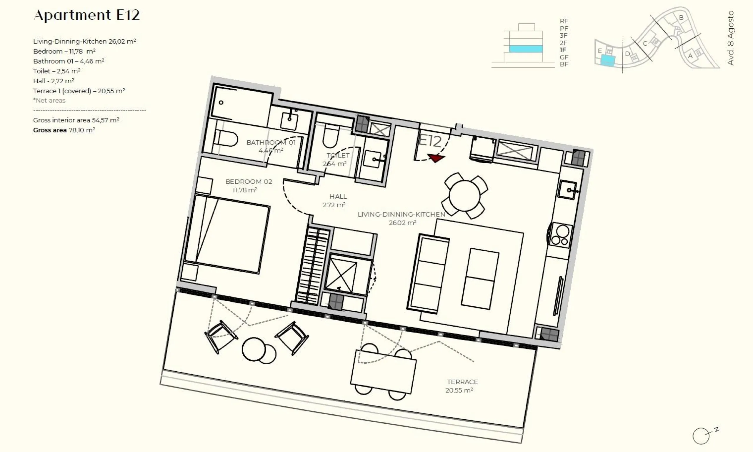 LUXURIOUS AND EXCLUSIVE NEW DEVELOPMENT IN MARINA BOTAFOCH, IBIZA – 1-Bedroom Properties