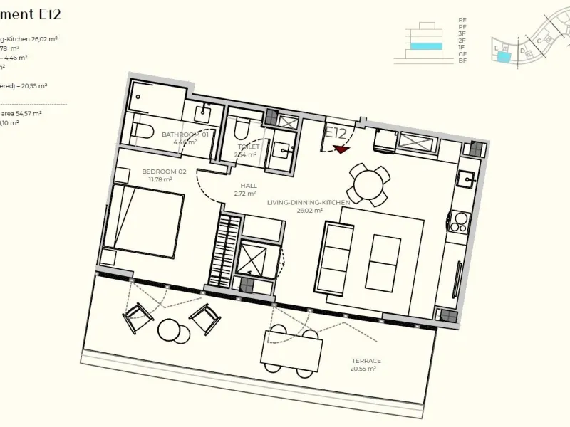 LUXURIOUS AND EXCLUSIVE NEW DEVELOPMENT IN MARINA BOTAFOCH, IBIZA – 1-Bedroom Properties