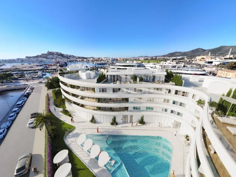 LUXURIOUS AND EXCLUSIVE NEW DEVELOPMENT IN MARINA BOTAFOCH, IBIZA – 2-Bedroom Properties