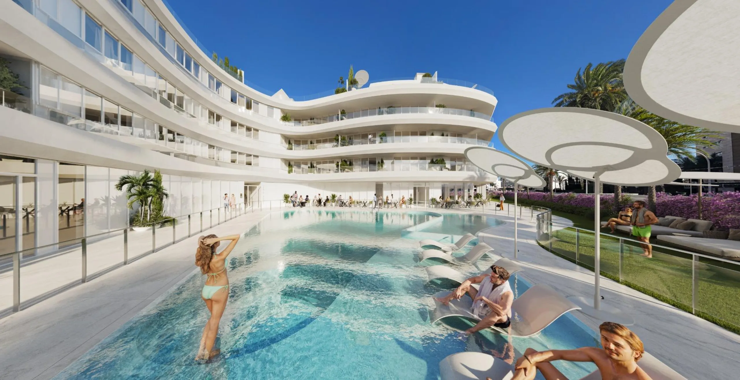 LUXURIOUS AND EXCLUSIVE NEW DEVELOPMENT IN MARINA BOTAFOCH, IBIZA – 2-Bedroom Properties