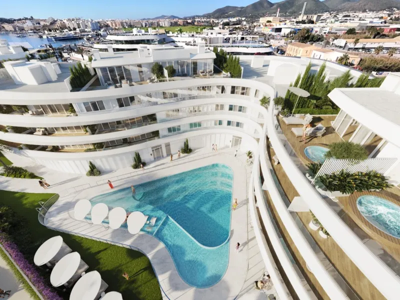 LUXURIOUS AND EXCLUSIVE NEW DEVELOPMENT IN MARINA BOTAFOCH, IBIZA – 2-Bedroom Properties