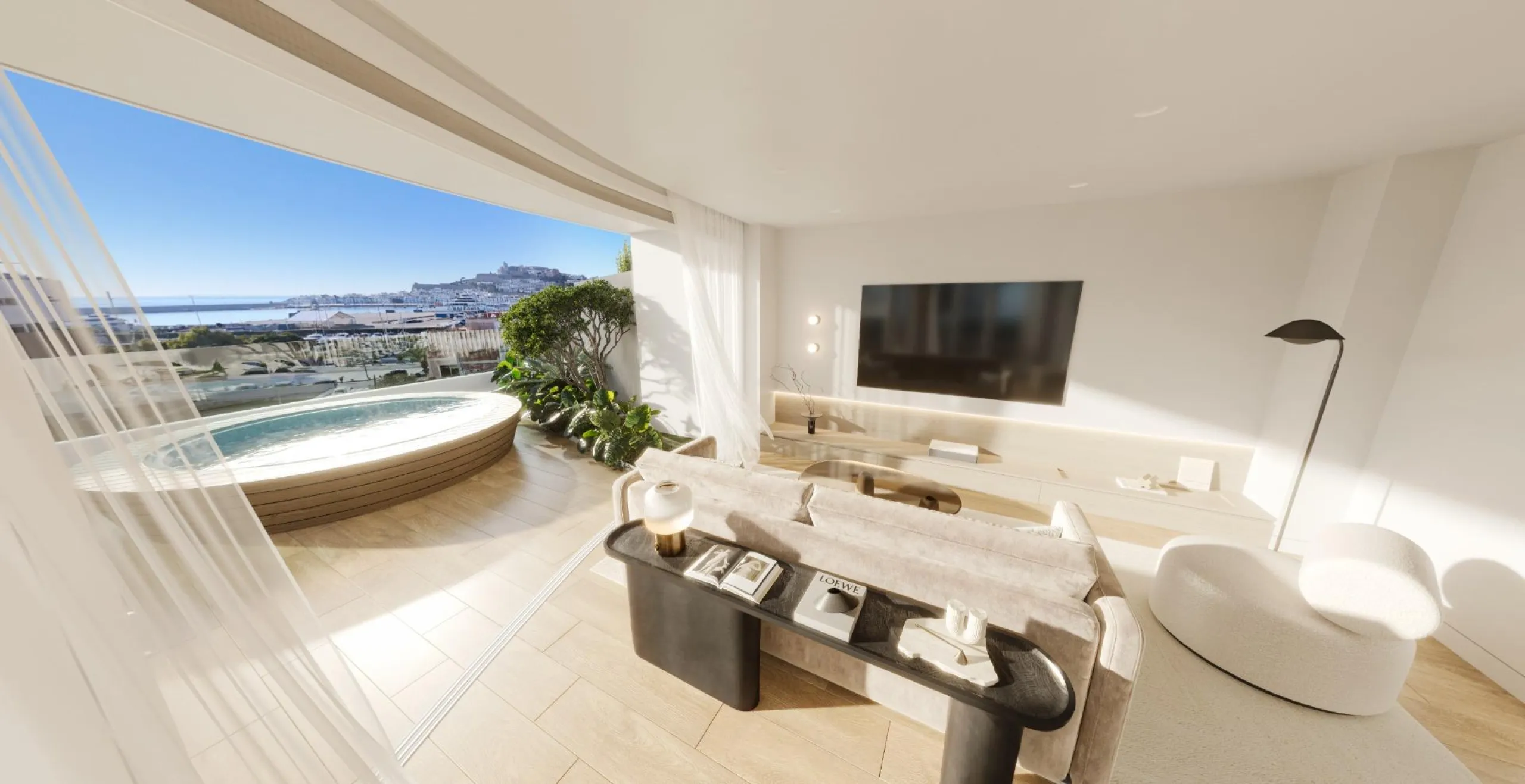 LUXURIOUS AND EXCLUSIVE NEW DEVELOPMENT IN MARINA BOTAFOCH, IBIZA – Duplex Penthouses