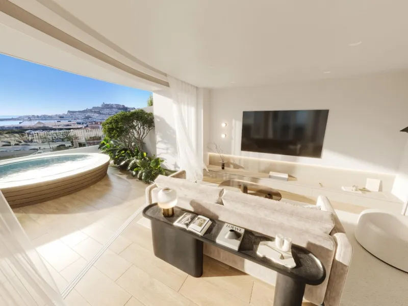 LUXURIOUS AND EXCLUSIVE NEW DEVELOPMENT IN MARINA BOTAFOCH, IBIZA – Duplex Penthouses