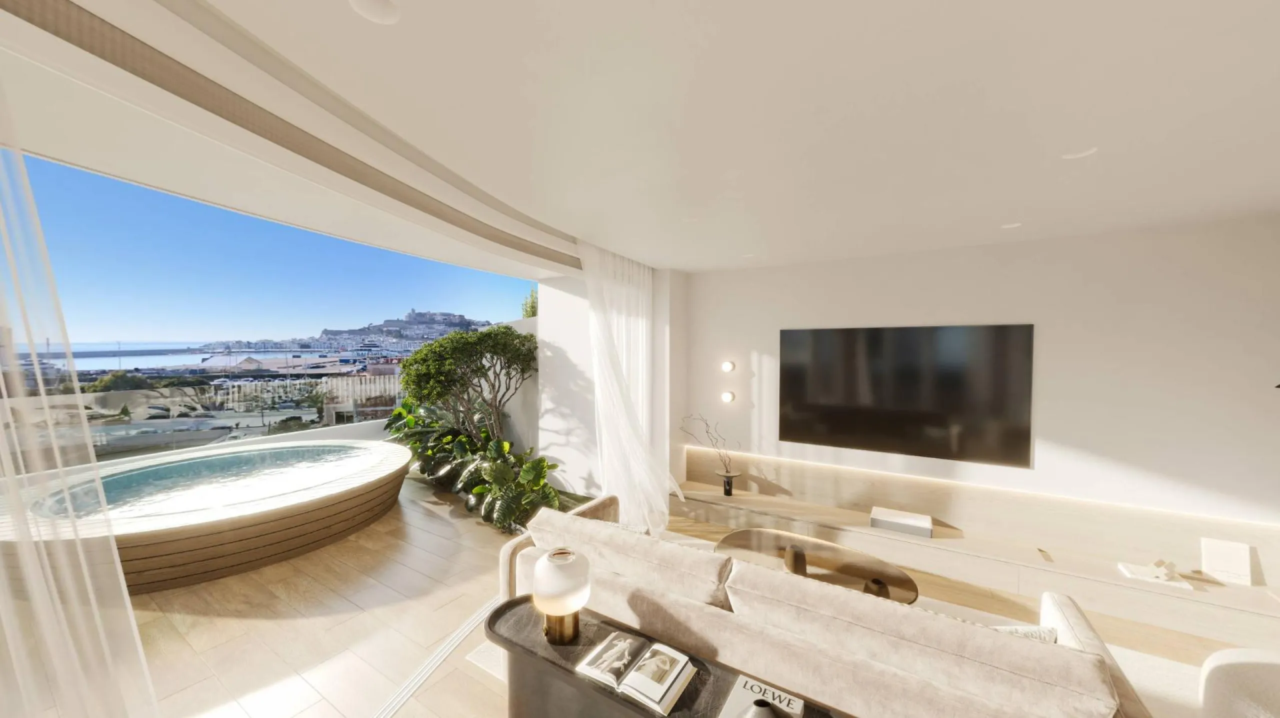 LUXURIOUS AND EXCLUSIVE NEW DEVELOPMENT IN MARINA BOTAFOCH, IBIZA – Duplex Penthouses